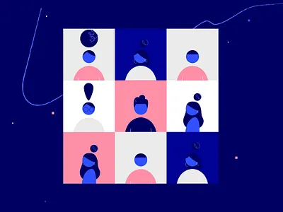 Illustration Personas branding design drawing illustration illustrator marketing modern people people icons people illustration person persona personas procreate quirky shapes ui work