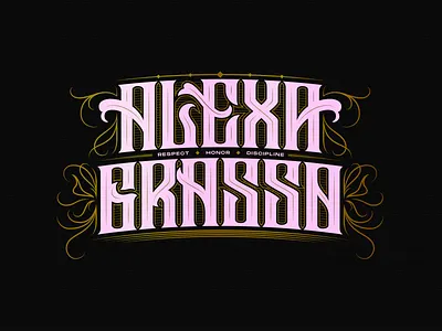 ALEXA GRASSO - Hand lettering for this great mexican fighter. adobe illustrator adobe photoshop alexa grasso art lettering artdigital artdirection artwork freelance designer goodtype graphic design grapicdesign hand lettering illustration lettering mma mmafighter remote work socialmedia ufc vector