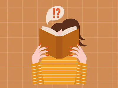 The reader adobe illustrator graphic design illustration vector