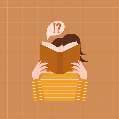 The reader adobe illustrator graphic design illustration vector