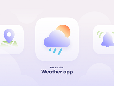 Yeat another weather app app icon app icons ios weather