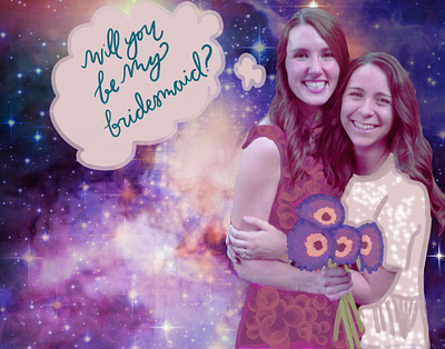 Will you be my bridesmaid? ask