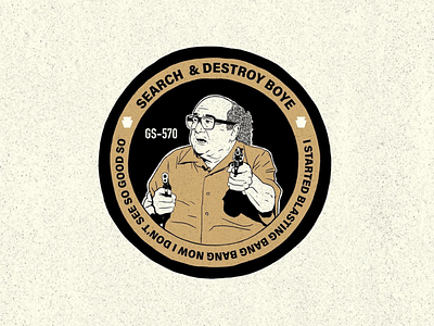 Danny Boy badge branding design icon illustration lockup logo portrait texture typography