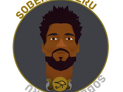 Vector Portraits - Sobek Ra Heru afro character character art diet egypt exercise eyeofheru fitness heru illustration kemet kemetic yoga melanin ra snakes sobek stretch vector vector portrait yoga