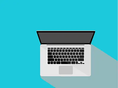 Laptop Vector animation design flat illustration vector