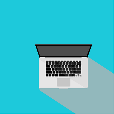 Laptop Vector animation design flat illustration vector