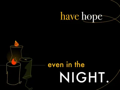 New Year's Typography 2020 candle challenge design dribbbleweeklywarmup hope illustration lineart newyear resolution typography vector weekly challenge weekly warm up