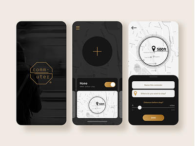 Commuter App app bontorno branding color exploration commute design app digital graphic logo transition travel typography uiux web