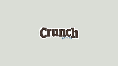 Day 21 chocolate crunch daily dailylogo dailylogochallenge design granola bar logo logo design vector