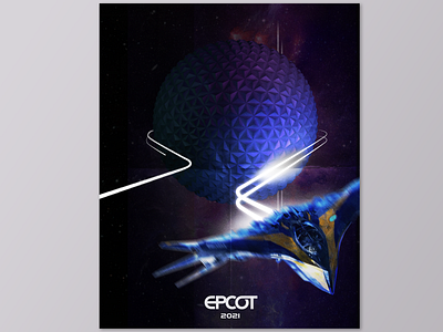 Guardians Of The Galaxy Epcot Poster cinema 4d cinema4d design disney disney world epcot fan art graphic graphic design illustrator milano peter quill photoshop poster star lord vector walt disney world