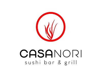 Casa Nori Logo adobe brand branding design freelance freelancing hospitality illustratir logo logo design restaurant services sushi 디자인 로고 브랜드 스시