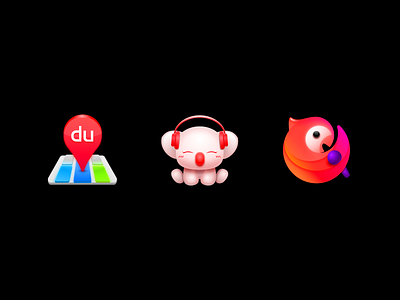 icons android app baidu bird carton cute design headset icon koala mac map microphone photoshop sketch ui ux