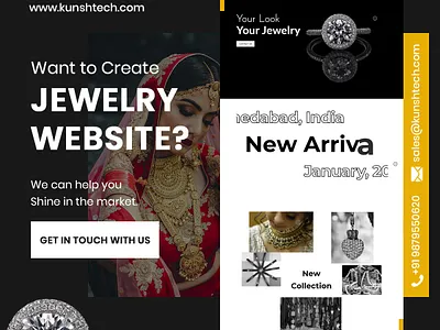 Web Design for Jewelry Website app design appdesign application daily inspiration dribbble mobile app design mobileapp ui design uidesign user experience ux design