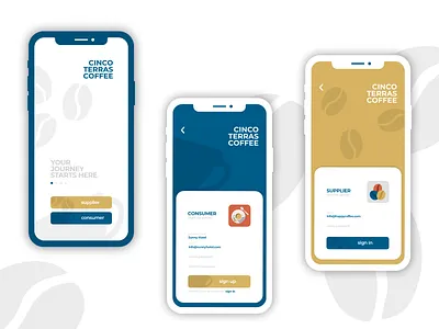 Cinco Terras Coffee adobe photoshop adobe xd design flat graphic design illustration minimal mobile app mobile app design mobile application mobile ui ui ux web