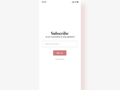 subintagram app dailyui design figma flat minimal ui uidesign ux vector
