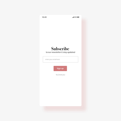 subintagram app dailyui design figma flat minimal ui uidesign ux vector