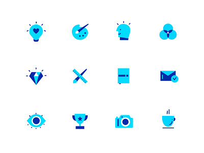 Graphic Icon Set app design flat icon icons iconset illustration minimal ui vector web