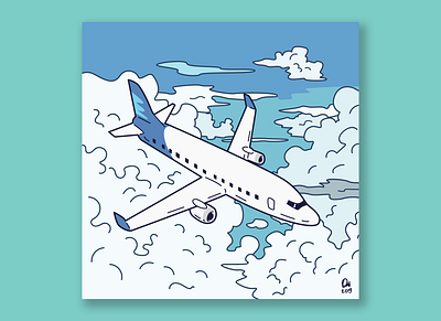 boeing 737 737 aeroplane airlines art boeing drawing illustration sky