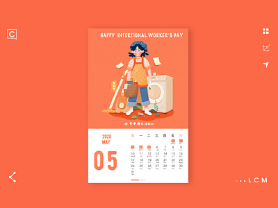 HAPPY INTERTIONAL WORKER'S DAY animation branding design flat illustration