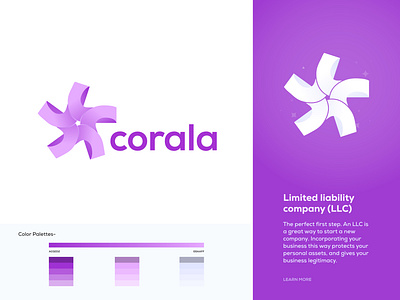 Corala - Corporate Company Logo Design Branding brand branding identity brand design branding branding agency branding design branding style guid business clever smart modern company corporate logo design graphic design designer icon icons symbol illustration logo mark logomark brandmark minimalist logo star technology vector