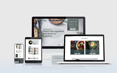 Restaurant website design landing design landing page restaurant design ui ux web deisgn website design