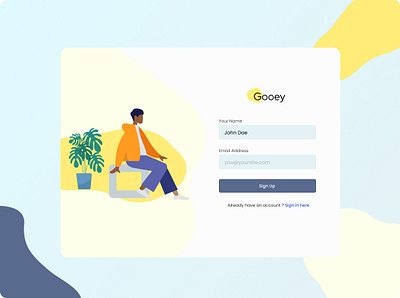 Sign Up dailyui design figma figmadesign illustration ui