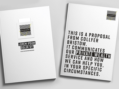 Collyer Bristow brochures brand brand design branding brochure brochure layout brochure mockup editorial editorial design law law firm typogaphy typographic