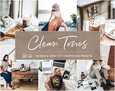 Clean Tones - Mobile & Desktop Lightroom Presets clean tones lightroom presets warm mobile lightroom presets