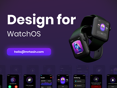 Watch OS App UI UX Design animation app clean dark design ecommerce minimal music opacity product design trending ui uidesign ux uxdesign watch app watchos wearos