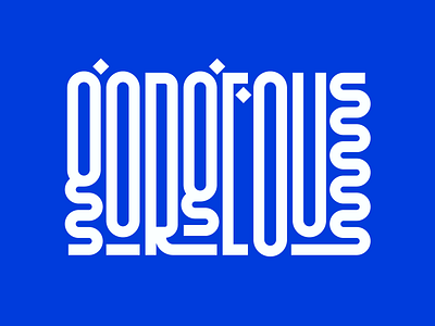 Gorgeous design faelpt gorgeous instagram lettering letters logo type typedesign typography word