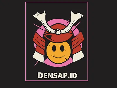 samurai badge design badge logo badgedesign branding hand drawn illustration illustrator lettering logo illustration samurai tshirt tshirt design