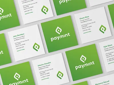 Paymint Logo Design branding design green logo mint