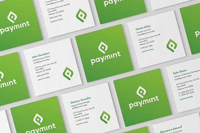 Paymint Logo Design branding design green logo mint