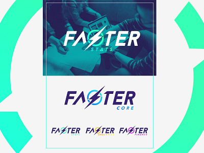 Branding Design - Faster product Family brand brand identity branding and identity colorlogotype logotype product design