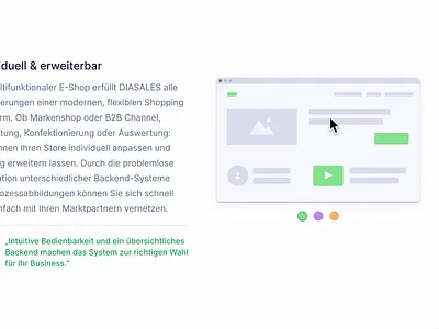 Interaction Concept for Software Company animation concept interaction interface prototype ui ux website