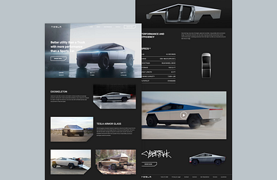 Cybertruck Web Landing Page Design cybertruck dailyui design elon elon musk elonmusk tesla ui ui ux ui design uidesign uiinspiration ux ui uxdesign uxinspiration web web design webdesign website website design