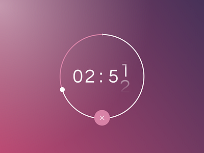 DAILY UI 014 - COUNTDOWN TIMER color countdown countdown timer countdowntimer daily ui dailyui design graphic pure simple time timer ui ui design