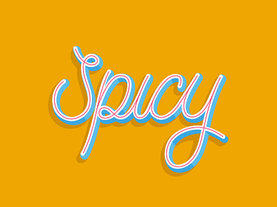 Spicy Type design handlettering illustration letterdesign lettering lettering art logo type type design typedesign