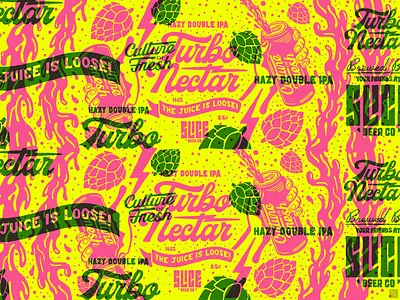 New label wip art beer beer art beer label branding craft hops illustration label nectar packaging turbo typography