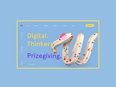 Awwwards Conference 2020 3d animation awwwards clean conference design digital minimal ui ux web web design website