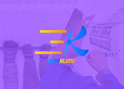 Euroklima air airconditioner bar bars cooling fans fansite heating logo logodesign logos logotype rotate rotating vent vents