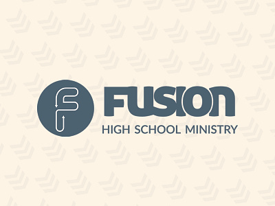 Fusion arrows brand church design fusion icon logo ministry typography