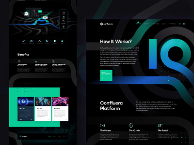 Security Product Page gradient homepage illustration interface landing product ui web web design website