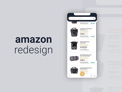 amazon redesign concept amazon checkout ecommerce listing materialdesign neuland online shop shop ui ux