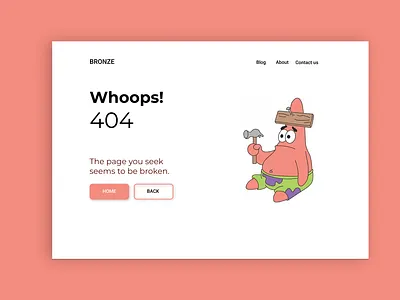 An error 404 page 404 404 error page design ui