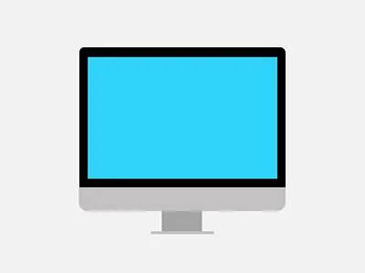 Computer Vector design flat illustration vector