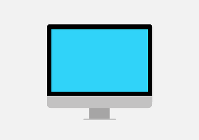 Computer Vector design flat illustration vector