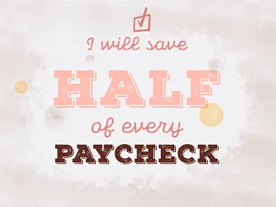 New Year’s Resolutions dribbble dribbbleweeklywarmup lettering newyear nexa panton rustic savings typogaphy yoga