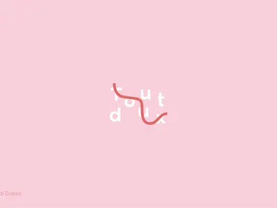 Tout Doux branding design flat logo vector