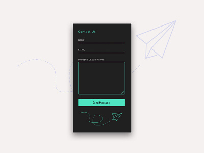 Daily UI | 028 - Contact Us contact us daily ui 028 daily ui challenge